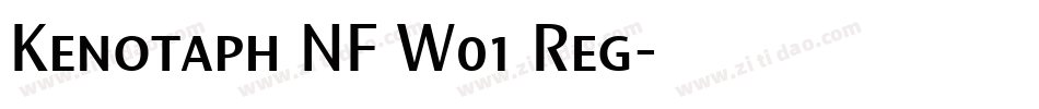 Kenotaph NF W01 Reg字体转换